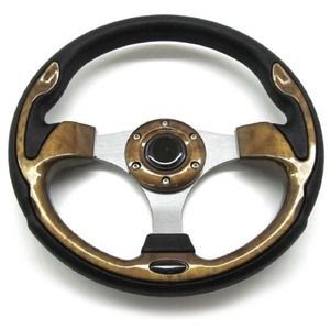 Pro-Fit 13 inch Steering Wheel - Wood Grain - E-Z-GO TXT & RXV